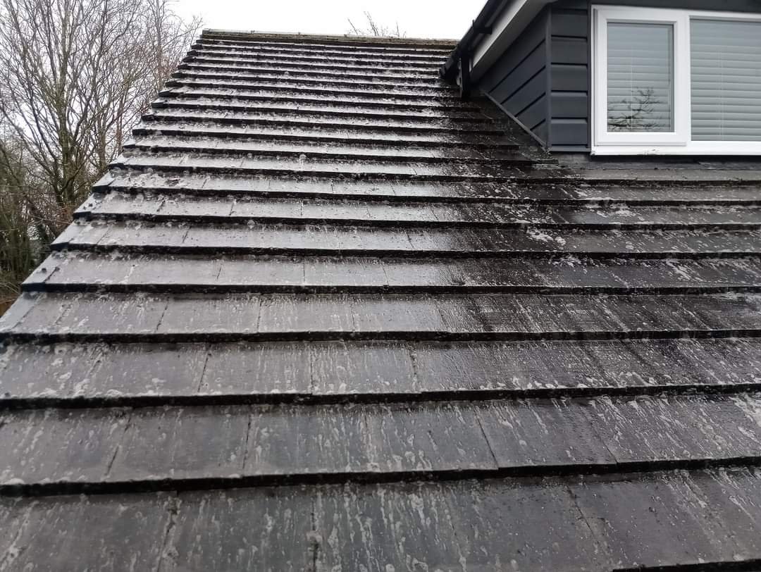 Patio Cleaning in Rickleton — close detail on the cleaned stone, in the Washington area