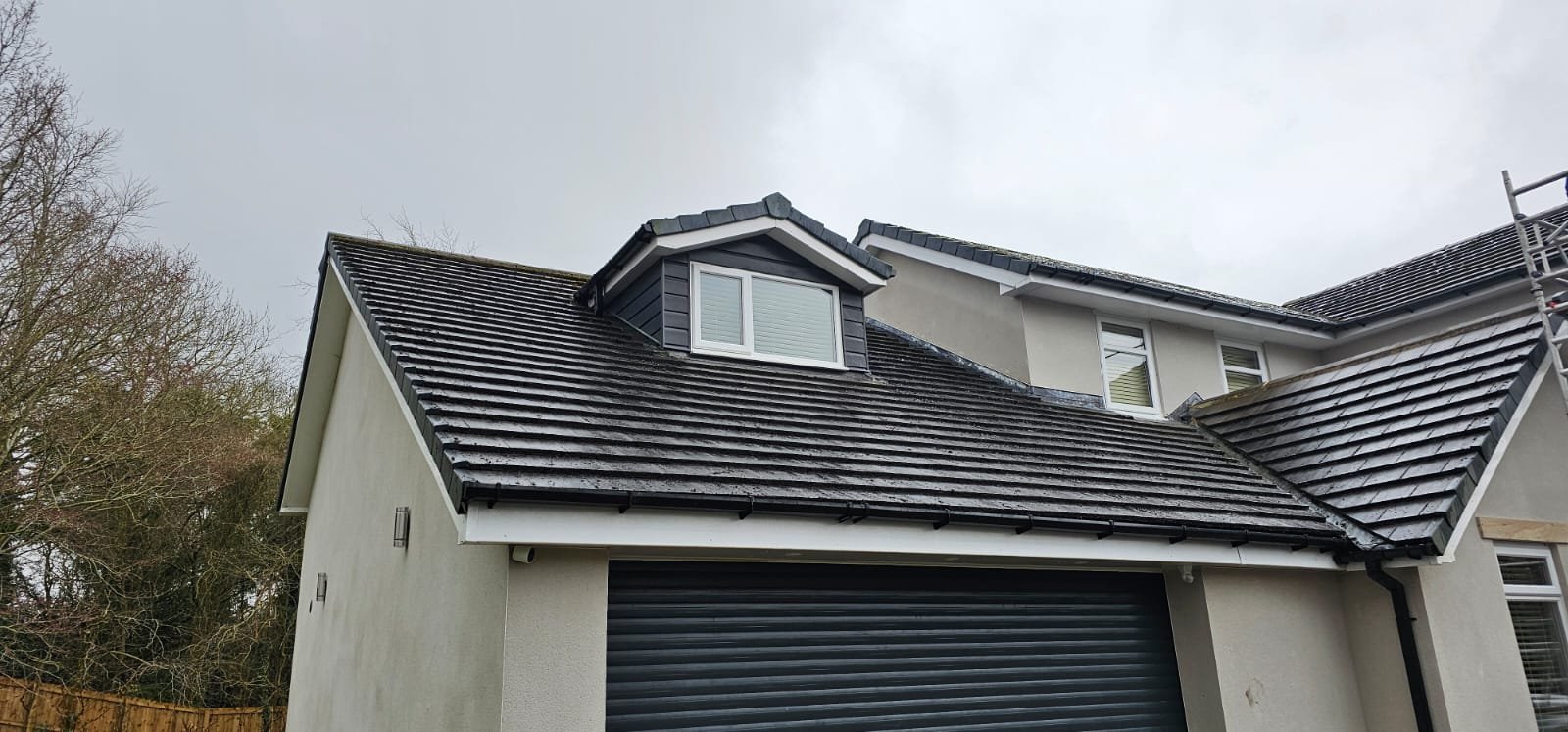 Gutter Vacuum Cleaning in Peterlee — a downpipe flowing freely again, a few minutes from Seaham