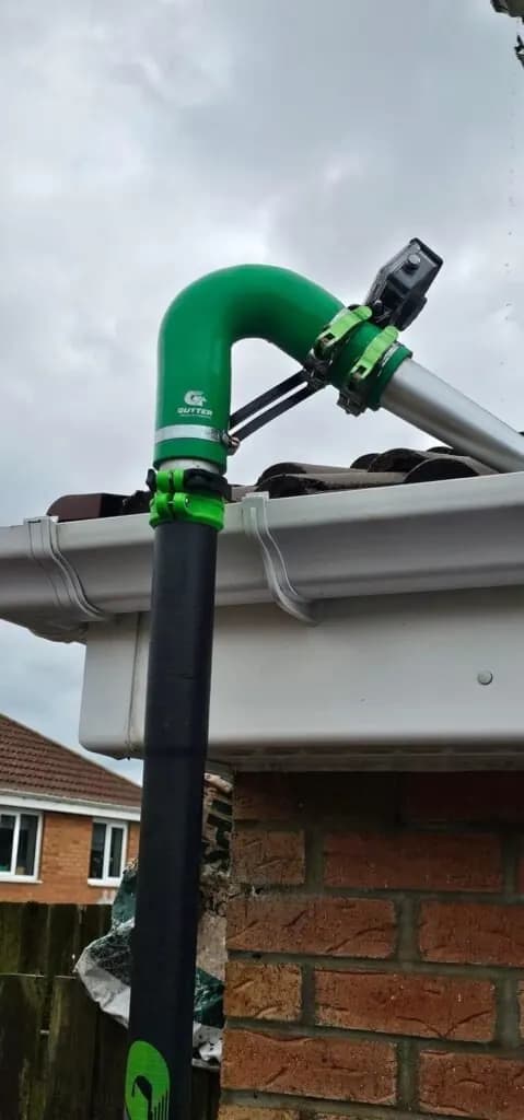 Professional gutter cleaning equipment