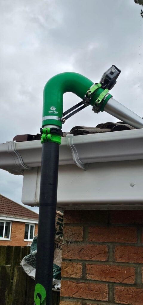 Professional gutter cleaning equipment